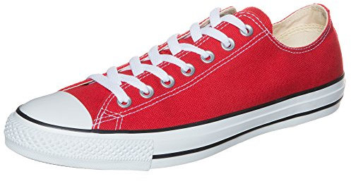 Converse All Star Ox, Zapatillas de Estar por casa Unisex Adulto, Rojo, 37 EU