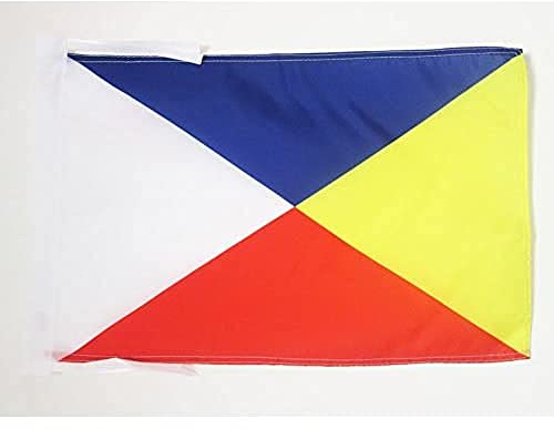 AZ FLAG Drapeau Mayas 45x30 cm Drapeau Maya Polyester 100D Cordelettes | Usage intérieur et extérieur Drapeau décoratif coutures doubles et bords renforcés