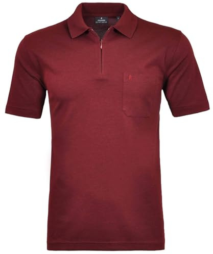 RAGMAN Herren Softknit-Poloshirt mit Zip