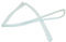 Beko Fridge Freezer Door Seal. Genuine Part Number 4324853100