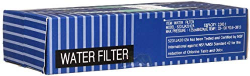 2 x Genuine LG BL9808 EF9603 5231JA2012A 5231JA2012B External WATER FILTER