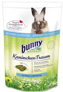 Bunny KaninchenTraum Winter Outdoor | 4 kg | Alleinfuttermittel für Zwergkaninchen | Kann hilfreich Sein das Immunsystem zu stärken | EIN Plus an Vitaminen & Proteinen