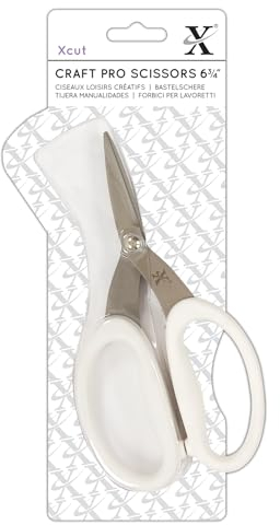 Xcut 6-3/4, Design Craft Pro Schere, Silber/weiß
