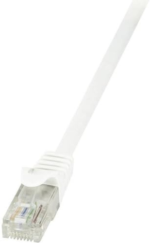 LogiLink CP2071U CAT6 U/UTP EconLine Patch Cable, 5 Meter Length, White, White, 5 Meter Length