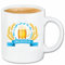 Kaffeetasse Oktoberfest München Wiesn Junggesellenabschied Volksfest Hofbräu Reeperbahn Keramik 330 ml in Weiß