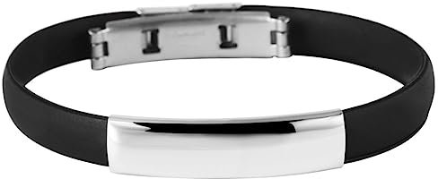 Akzent Armreifen Edelstahl Kautschuk Muster 5030268 (Muster 2)