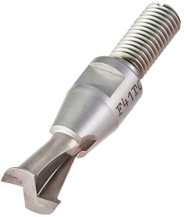 Trend Brookman Dovetail Router Cutter, 100 Degrees, TCT, Threaded Shank | Precision Dovetail Router Cutter With 100 Degree Profile, Threaded Shank And TCT Tips For Clean Cuts, F41TC