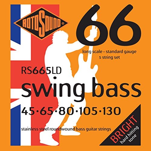 Rotosound RS 665LD Swing Bass E-Basssaiten 5-saiter Satz
