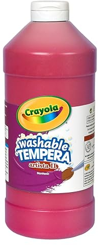Crayola Peinture Tempera lavable Rouge 907,2 g