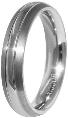 Boccia Unisex-Ring You and me Titan Gr. 61 (19.4) - 0131-0161