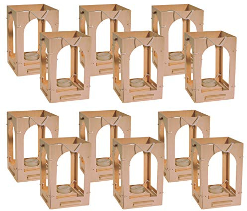 Kinder Holzlaterne zum Basteln von Avantgarde 12er Set Kindergarten Qualität
