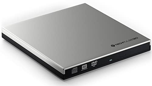 techPulse120 USB 3.0 Externer DVD Brenner CD Burner Superdrive Portable Rom Laufwerk DVDRW CDRW Slim für Computer PC Notebook Ultrabook Netbook Laptop Windows Mac OS Apple iMAC MacBook Pro Air