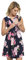 Zeta Ville - Maternité Robe trapèze de Grossesse d'allaitement - Femme - 808c (Marine avec de Fleurs, 36, S)