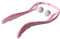 SUPVOX Nackenmassagegerät Manuelle Selbstmassage Triggerpunkte Massagegerät mit Faszienball für Nacken Rücken (Rosa)