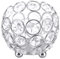FTVOGUE Kristall-Teelichthalter, T?gliche Dekoration Schreibtischzubeh?r f¨¹r Kamin und Kandelaber f¨¹r Jubil?en, Moderne Heimdekoration, Hochzeit, Couchtisch, Tafelaufs?TZE (8 cm, Silber)