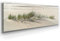 Atemberaubendes Ostsee Bild als Panorama Leinwand 150x50cm, Motiv Dünen-Gras. Ein einzigartiges XXL Wandbild als Deko für Wohnzimmer, Schlafzimmer, Küche. Aufgespannt auf Holzrahmen