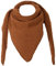 FASHION YOU WANT XXL Schal flauschig schal-tuch damen dicker dreieckstuch groß Wolle UNI Farben kuschelig (mocca)