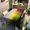 Surwin Wachstuchtischdecke Wachstischdecke Wachstuch Tischdecke abwaschbar für Tischsets Esstische Couchtische Und Küchen (Sonnenuntergang,100x140cm)