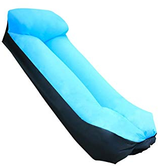 BANGSUN Aufblasbares Sofa Outdoor Lazy Bed Faltbares Tragbares Luftkissen Wasserdicht Blau