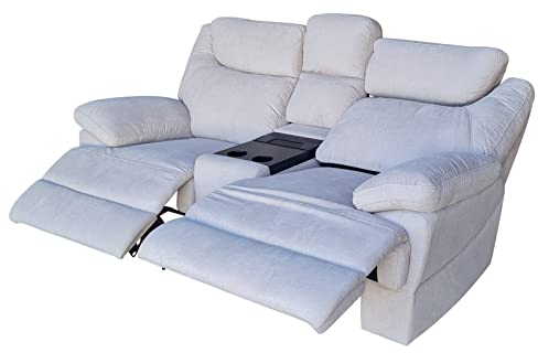Mapo Möbel Elektrisches Mikrofasersofa Kinosofa mit Bluetooth-Stereo-Lautsprechern und induktivem Laden 3581ee-Cup-2MM-M09