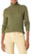 Amazon Essentials Women's Fisherman Cable Roll-Neck Jumper (Available in Plus Size), Olive, 6XL Plus