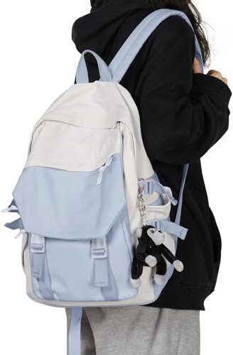SZLX School Backpack Womens Lightweight School Bag Casual Daypack College Laptop Backpack for Men Women Water Resistant teen backpack Travel Rucksack for Sports High School Middle Bookbag for girls