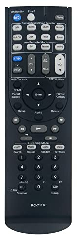 AIDITIYMI Telecomando di ricambio RC-711M compatibile con ricevitore AV Integra DTR-4.9 DTR-5.9