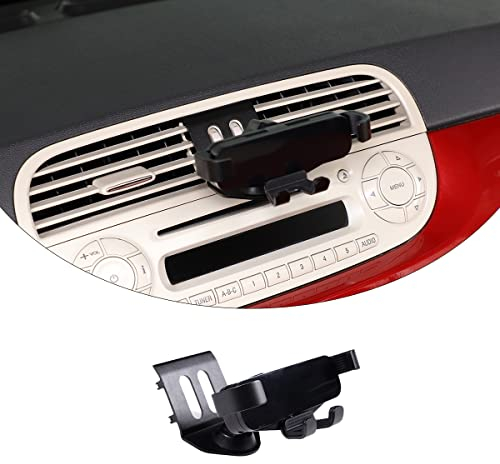 METYOUCAR Supporto per auto per bocchetta di ventilazione auto per Fiat 500 2010-2015 Supporto per telefono GPS Accessori