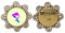 Avatar Star Girl Outline Blumenbrosche Schmuck Geschenk für Mädchen