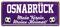 Osnabrück Fan Blechschild - Retro Fußball Schild - Deko Fanartikel für Wohnzimmer Kinderzimmer Werkstatt - schöne Geschenkidee für große und kleine Osnabrücker Fussball Fans - 28x12cm