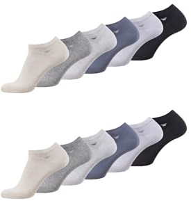 TOM TAILOR Sneaker Socken - bequeme Damen und Herren Socken - atmungsaktive Baumwollsocken für den Alltag und Freizeit - im praktischen 12er Pack Unisex, Farben:light beige, SockSizes:43-46