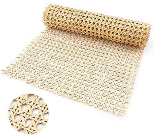 Rouleau de Cannage en Rotin Naturel 35cm x 1m - Sangle pour Projets de Cannage, Tissu à Mailles pour Meubles, Chaise, Armoire, Plafond