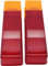 SHLPDFM 1 Paar Lichtscheibe Rückleuchten Heckleuchte Links + Rechts Glas Rückleuchtenglas Rücklicht Lampenträger für Ford Transit MK5 MK6 1985-2006 4830664