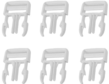 Bestway® Ersatzteil-Set Polsterschnalle (weiß / 6 Stück) für Lay-Z-SPA® HydroJet Pro Whirlpools