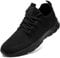 ZGPWZWL Herren Walkingschuhe Turnschuhe Laufschuhe Sportschuhe Fitness Sneakers Trainers für Running Outdoor Sommer Schuhe,Schwarz,EU45