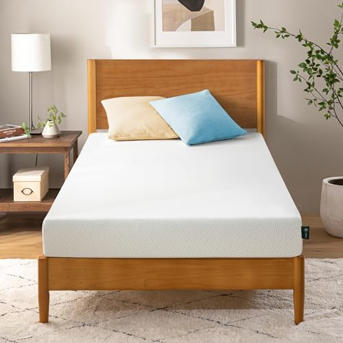 Zinus Matratze aus Memory-Schaum mit grünem Tee, 12,7 cm, CertiPUR-US-Zertifiziert, Bett in Einer Box, Druckentlastung, kleinere, bequemere Wonderbox-Verpackung, Einzelgröße