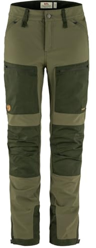 Fjällräven Damen Keb Agile Hose, Laurel Green/Deep Forest, 42/L