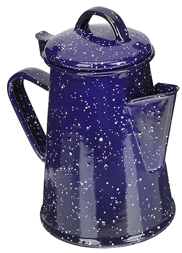 qiqiaollo Enamel Coffee Pot Coffee Boiler on Stove Portable Stove Coffee Percolators Water Jug Portable Camping Stove Enamelware Percolator Modern Ceramic Teapot Teapots Kettle Household/912