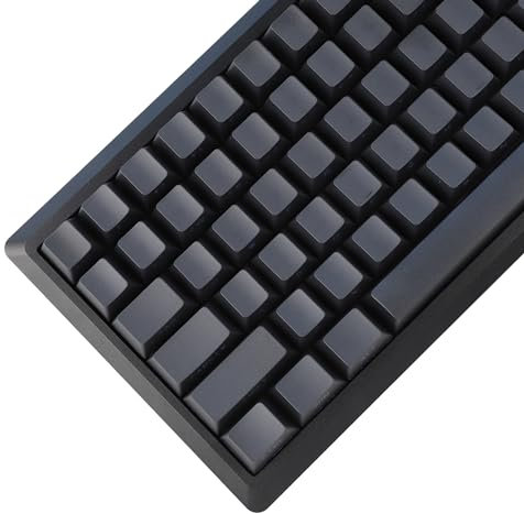 YMDK 130 Black PBT Double Shot Side-lit Shine Through Translucent Backlit keycap for 108 104 96 87 84 68 61 MX Mechanical Keyboard