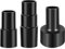 3Pcs Universal Vacuum Hose Adapter Wet Dry Plastic Vacuum Converter Hose Adapter kit 2-1/2 to 1-1/4, 1-1/4 to 1-3/8 to 1-1/2, 1-3/8 to 1-1/4 Reducer Attachments for Vacuum Cleaner