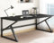 IBF Long Black Computer Desk, Large Executive Office Desk for 2 People Work Writing Study, 70 Inch Industrial Metal Wood Dual Monitor Desk Workstation, Modern Simple Double PC Gaming Table in Bedroom