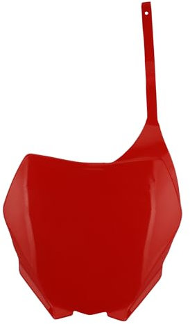 Motorcycle Front Number Plate,Enduro Dirt Bike Plastic Number Plate for Yamaha YZ250F YZ450F YZ125 YZ250 WR450F 2006 To 2019 Moped Motorcycle Accessories-Red