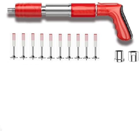 ZHXQRP Concrete Nail Gun Kit 5 Speed Adjustable Manual Steel Nail Gun Portable Nail Wall Cement Wall Steel Nails Gun