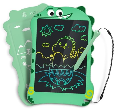 Kizmyee LCD Writing Tablet for Kids,Toddler Toys for 3 4 5 6 Year Old Boys Girls, 8.5inch Doodle Board, Dinosaur Toys Drawing Pad for Kids 3+ Year Old Boy Girl