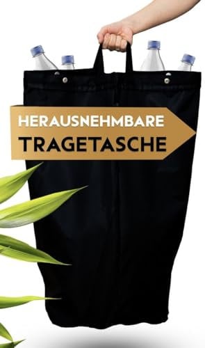 ELZTALER Zusätzliche Innentasche [XXL Tragetasche] für Pfandflaschen Aufbewahrung kompatibel mit Pfandflaschen Sammelbehälter 160 Liter (Innentasche, 1, stück)