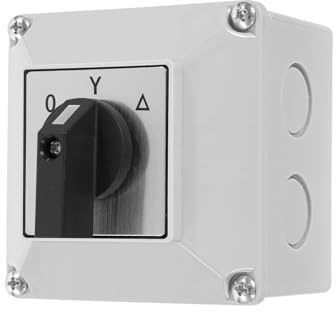 Onpira® Universal Nockenschalter mit Gehäuse – Drehschalter/Wechselschalter – 7 Modelle zur Auswahl – Robuste Ausführung für Industrie & Werkstatt – Vielseitig einsetzbar (JYW29-20/4 M07)