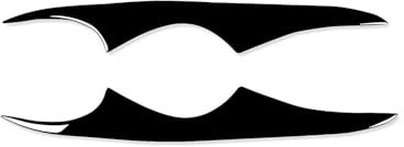 Auto Scheinwerfer Augenbraue Abdeckung Für Subaru Für Legacy 2006-2008 Front Scheinwerfer Garnieren Streifen Augenbraue Abdeckung