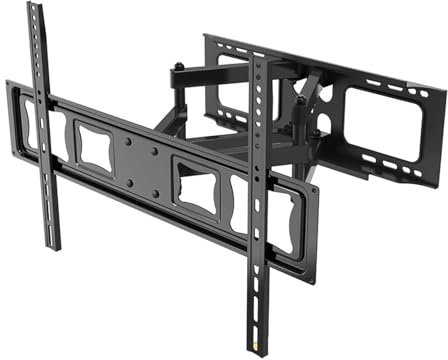 Soporte de Pared para TV con Movimiento Completo, Brazos articulados, Giro e inclinación para televisores LED, LCD y OLED de 37 a 75 Pulgadas, Carga máxima de 132 LB, VESA 400 x 400 mm