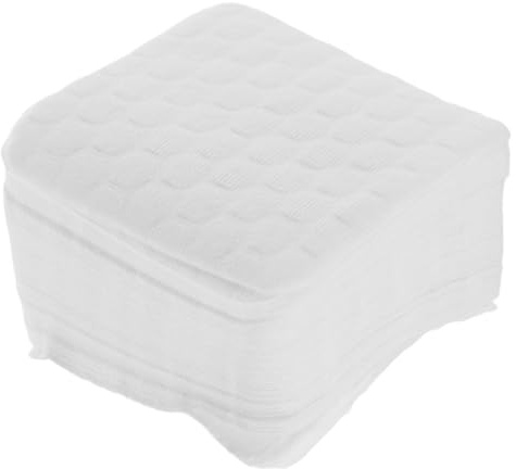 Ciieeo Fusselfreie Baumwoll Nagellackentferner Pads 5 Stück pack Strapazierfähige Saugfähige Wattepads zur Schnellen Entfernung von Gel und Acrylnägeln Wiederverwendbare