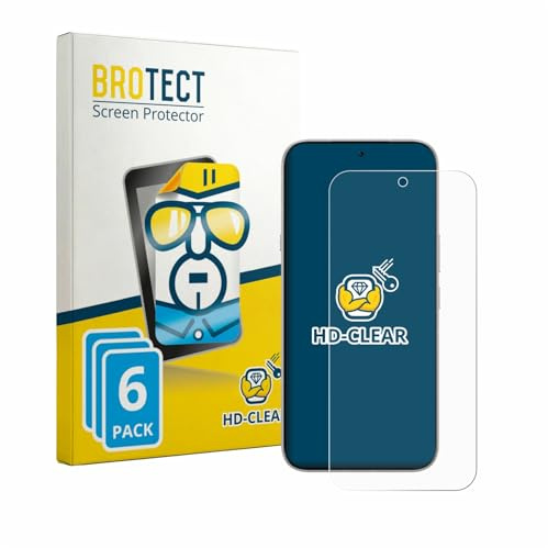 BROTECT 6 Stück Schutzfolie für Infinix Note 60 Displayschutz Folie Made in Germany, Ultra-Klar